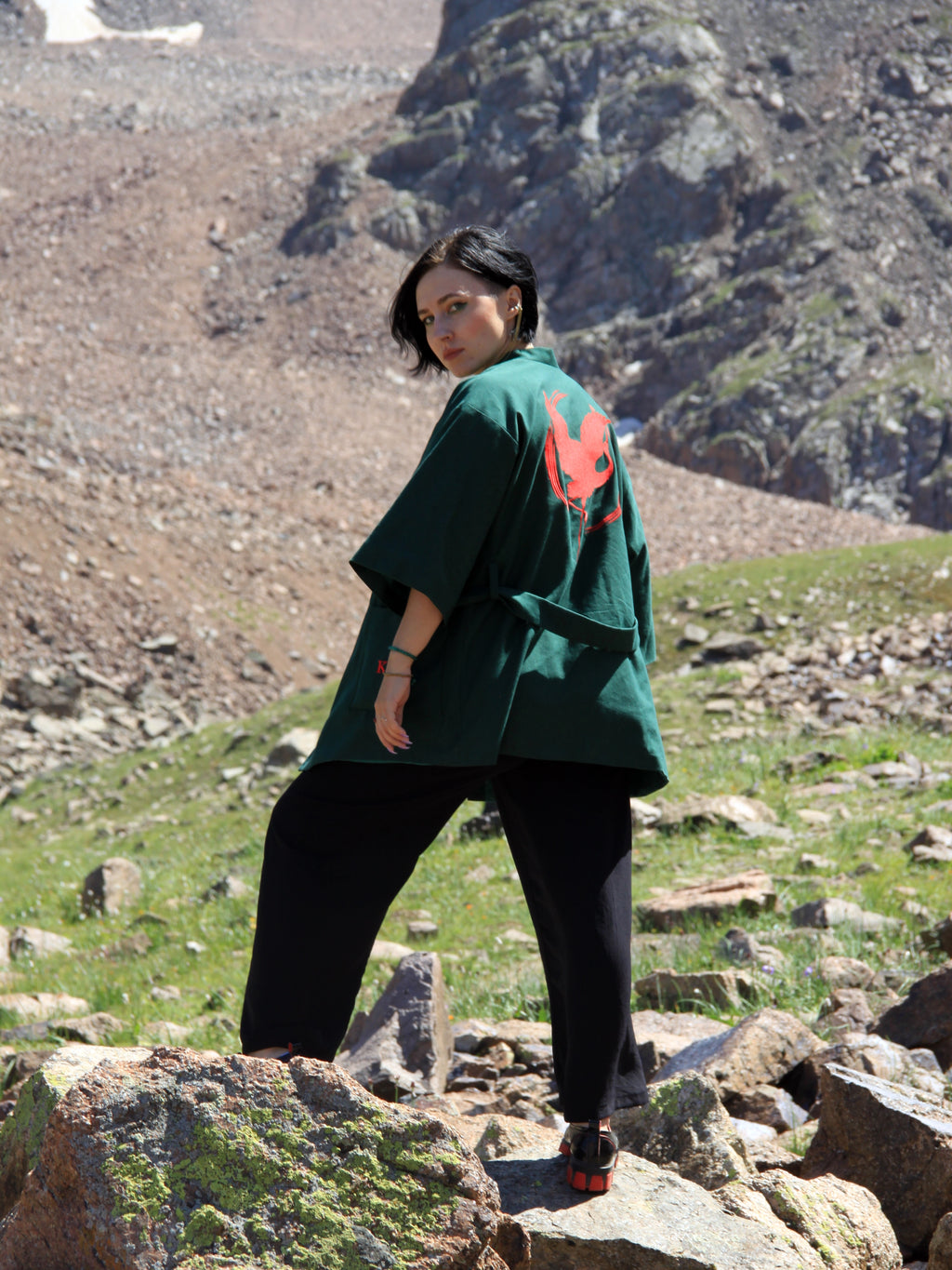Kimono Jacket Tsuru Crane