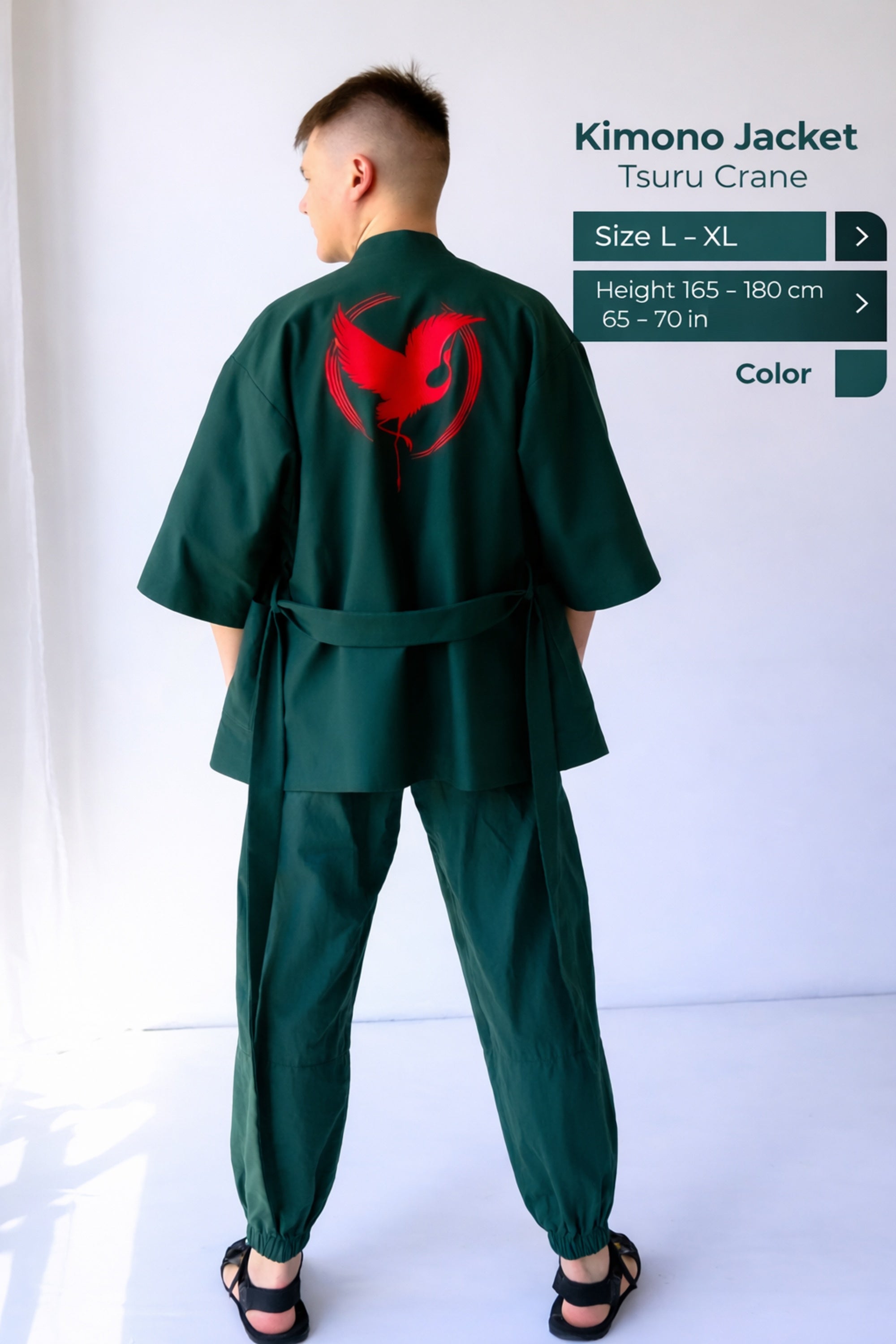 Kimono Jacket Tsuru Crane