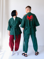 Kimono Jacket Tsuru Crane