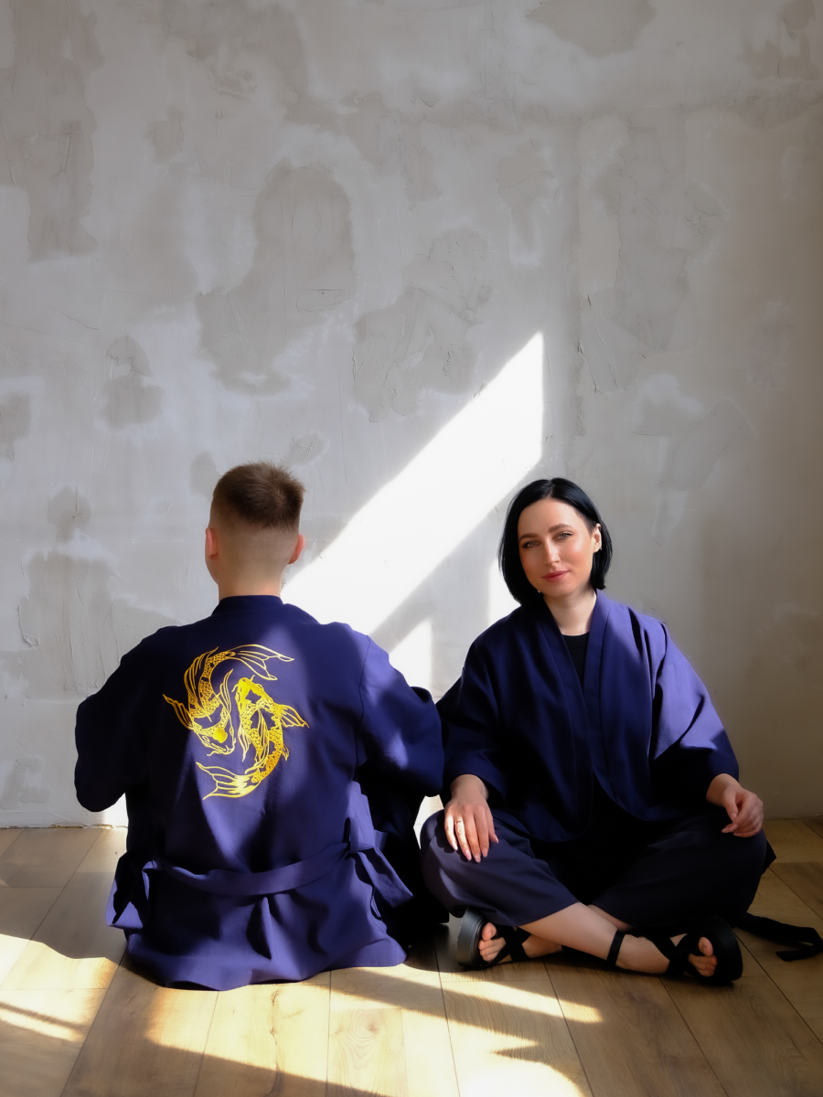 Kimono Jacket Koi Carps