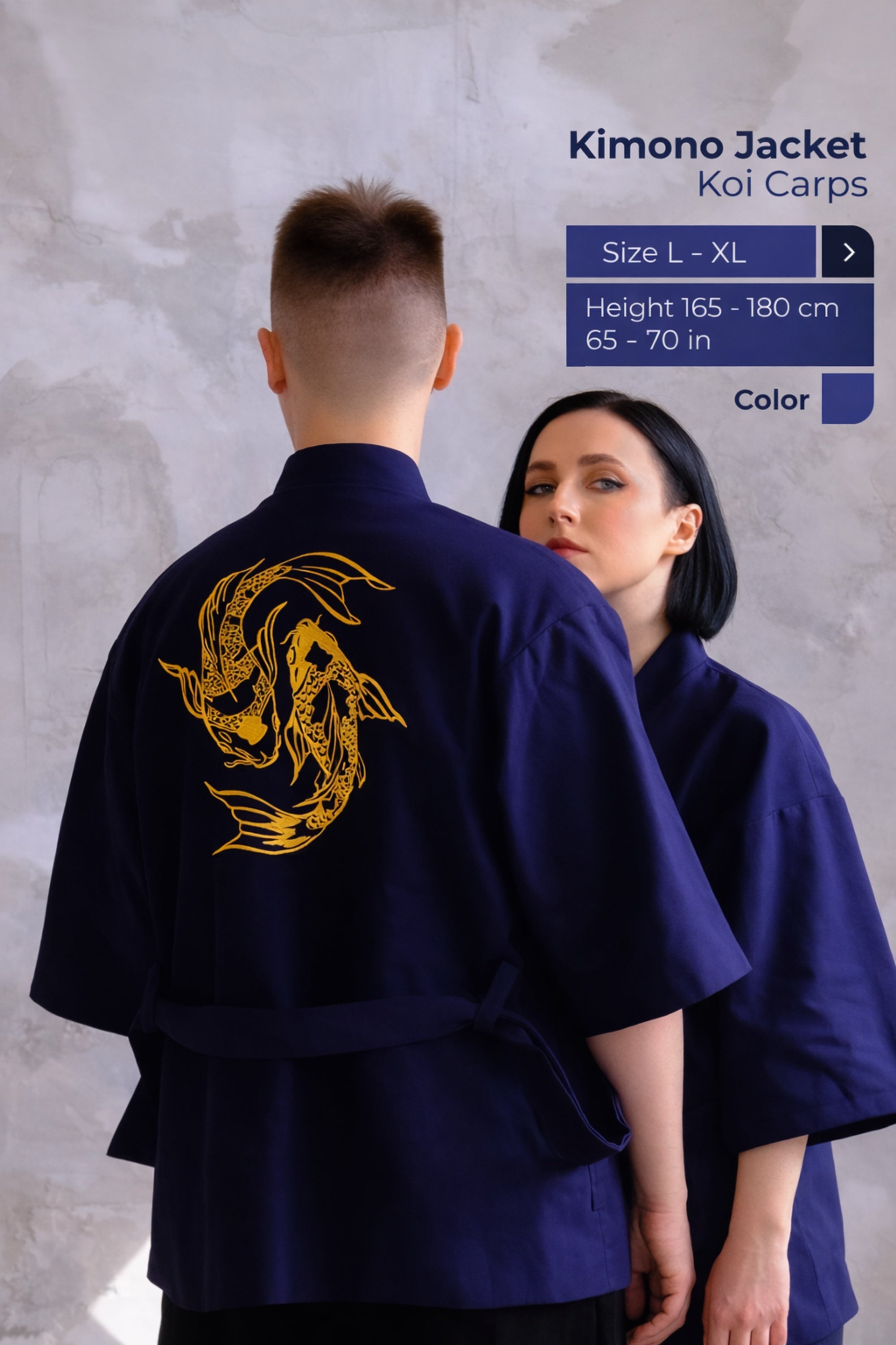 Kimono Jacket Koi Carps