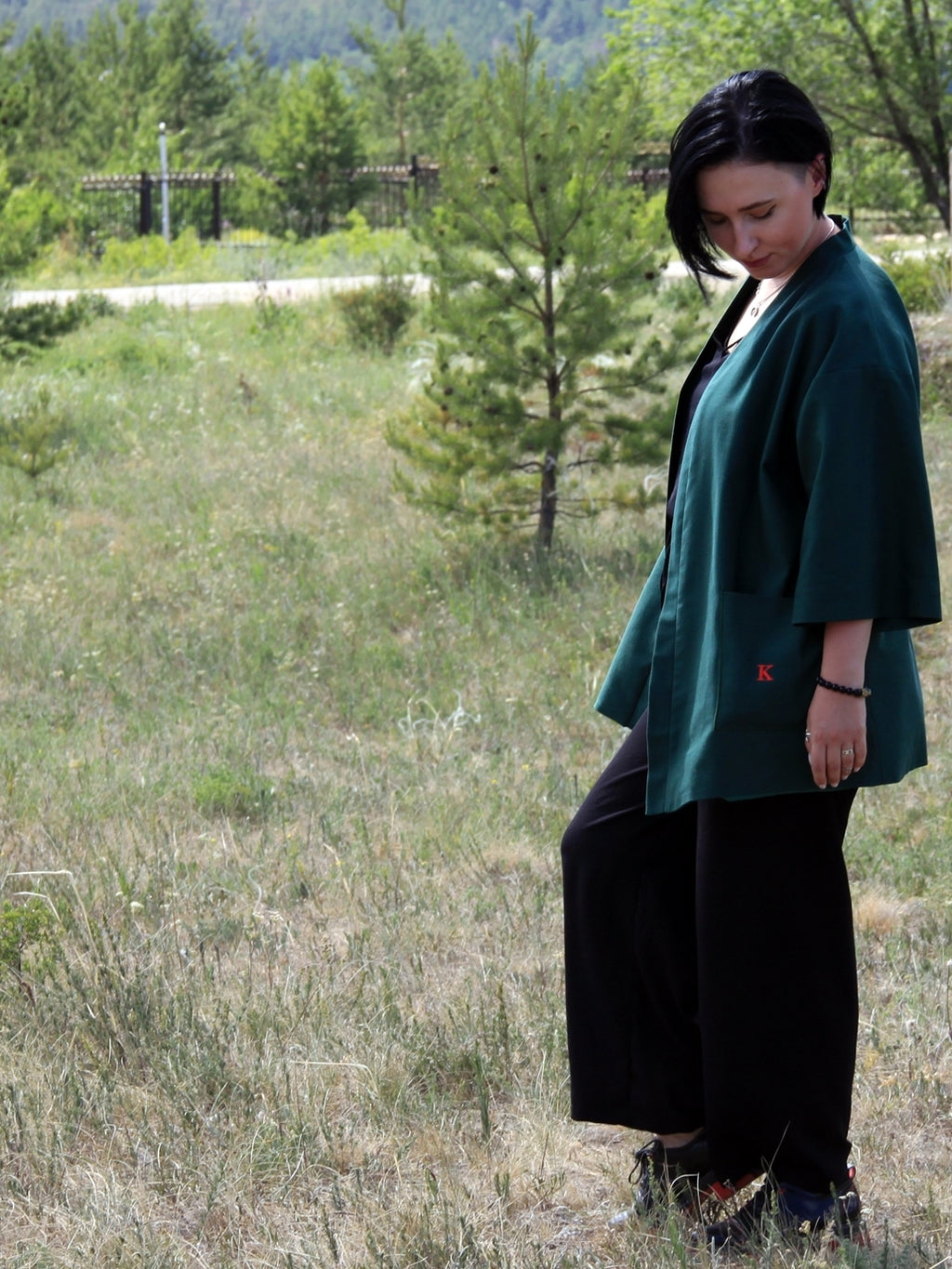 Kimono Jacket Green