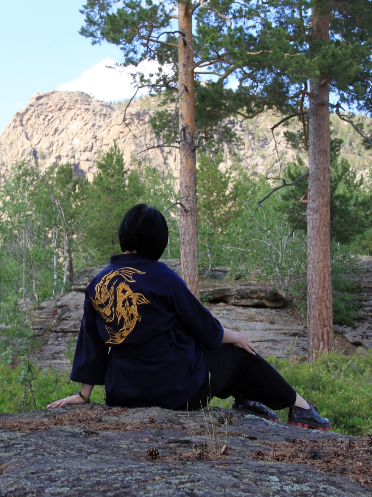 Kimono Jacket Koi Carps