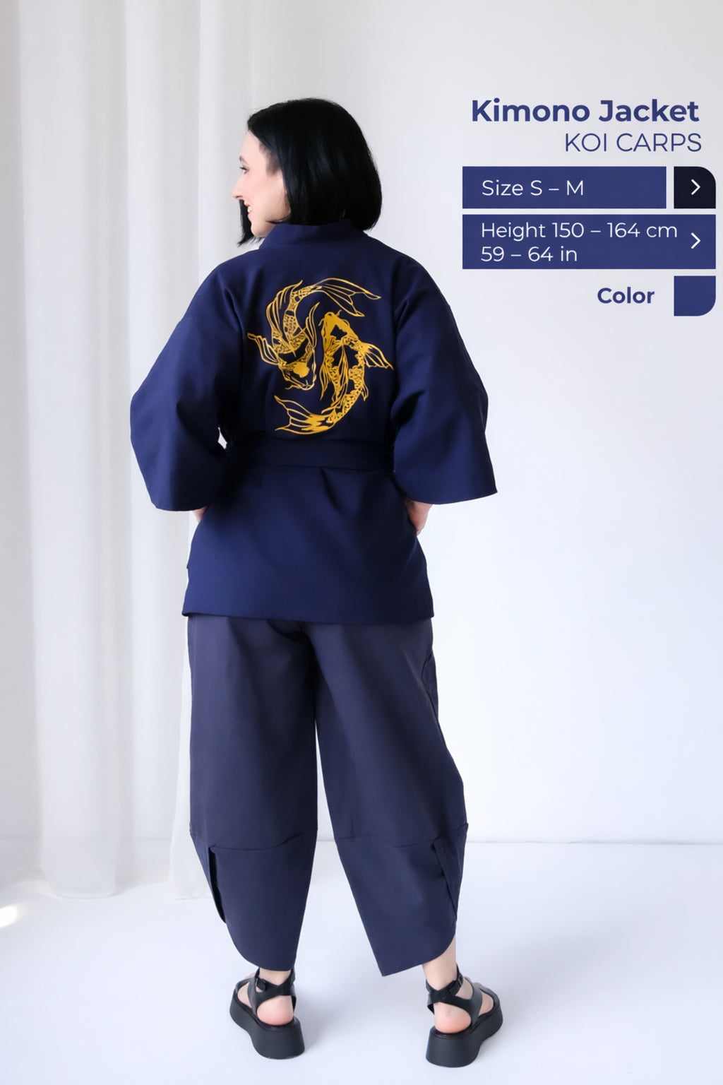 Kimono Jacket Koi Carps