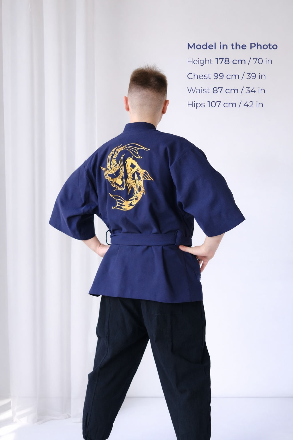 Kimono Jacket Koi Carps
